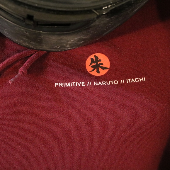 Primitive Naruto Itachi Maroon Graphic Hoodie - Picture 2 of 5
